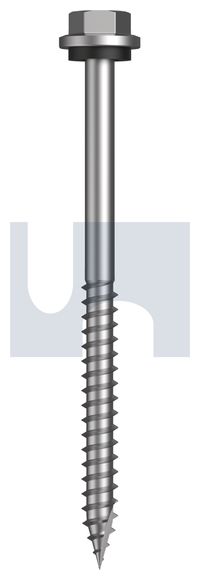 SCREW T17 HEX SEAL SS 316 14-10 X 90 